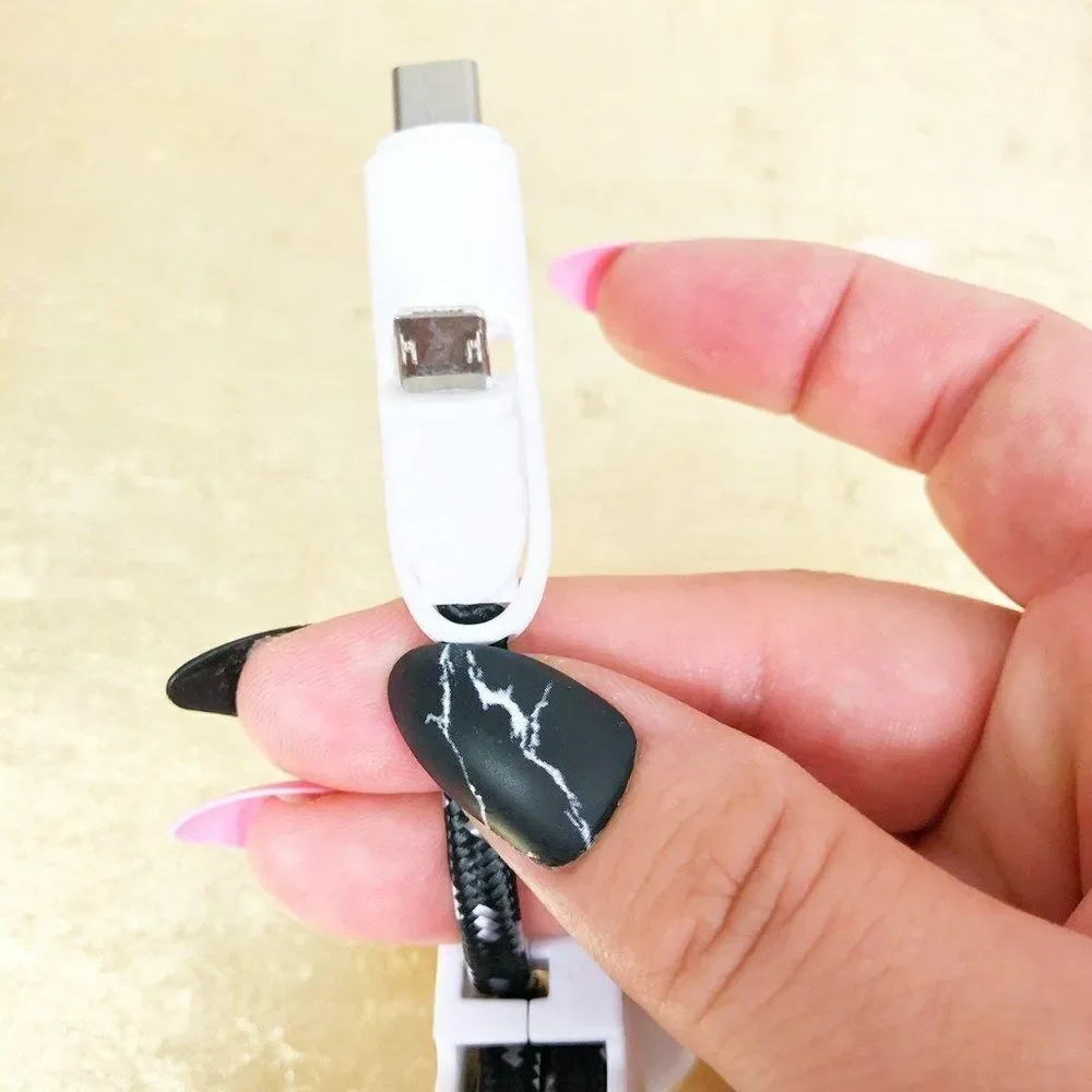 🔥 3 in 1 USB Charging Cord for lightening, micro USB and type c